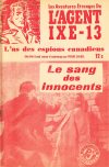 Cover For L'Agent IXE-13 v2 644 - Le sang des innocents