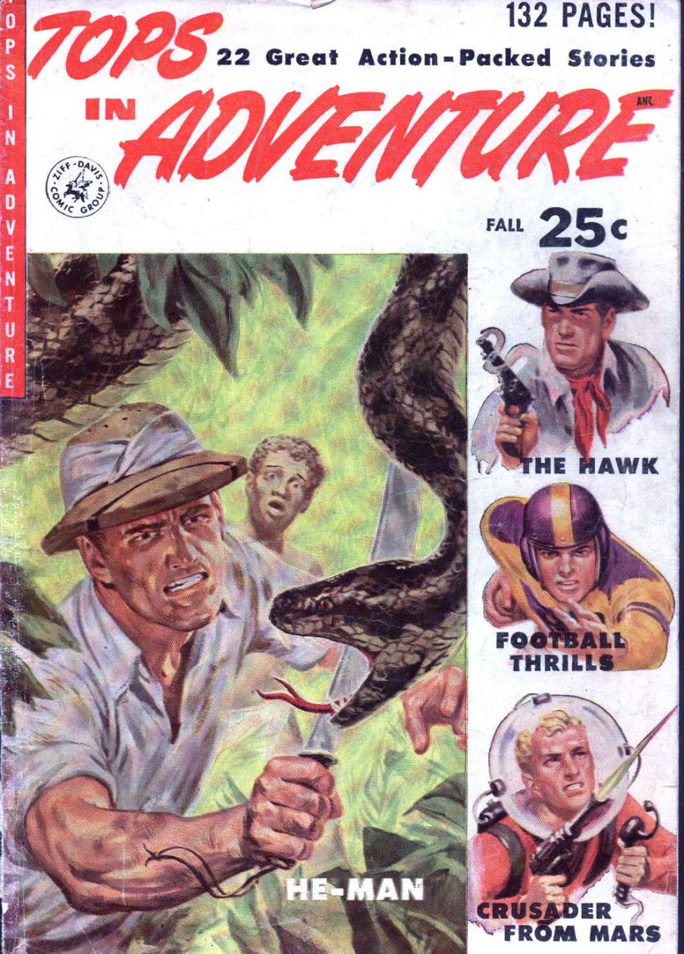 Comic Book Cover For Tops in Adventure 1