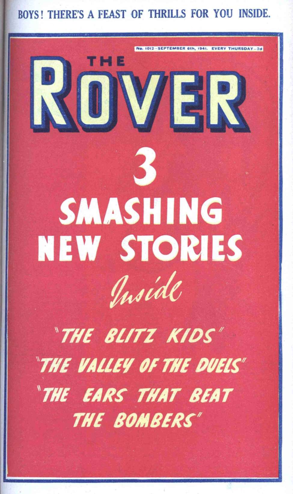 Comic Book Cover For The Rover 1012