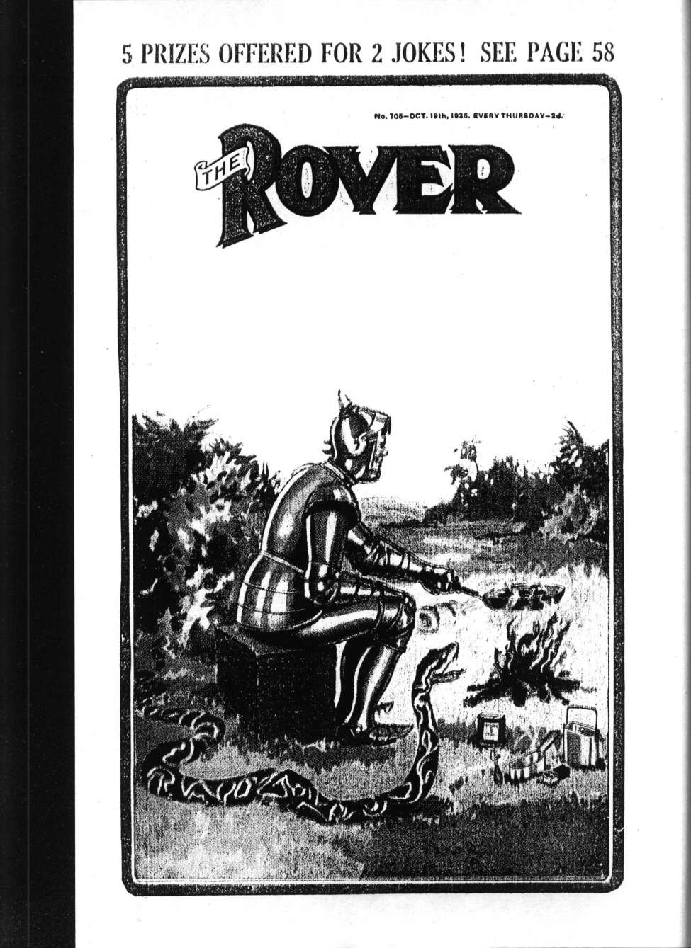 Book Cover For The Rover 705