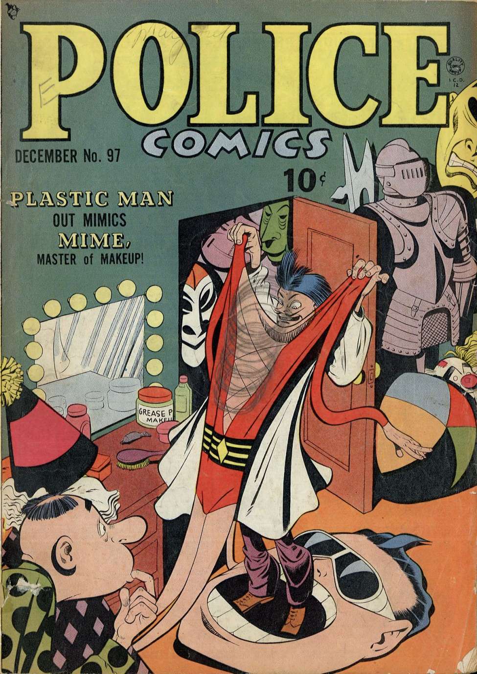 Comic Book Cover For Police Comics 97