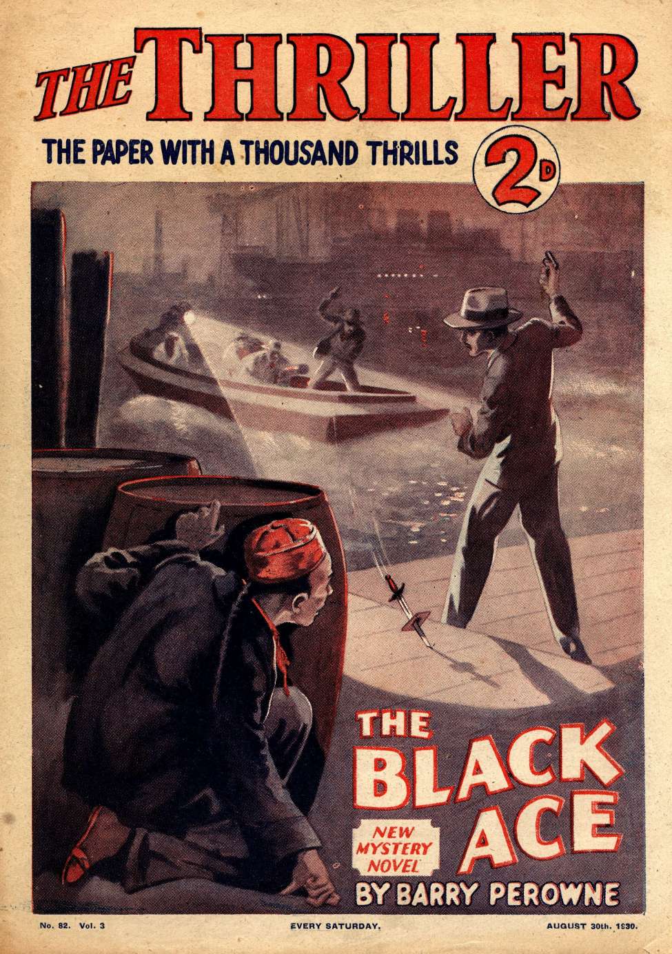 Comic Book Cover For The Thriller 82