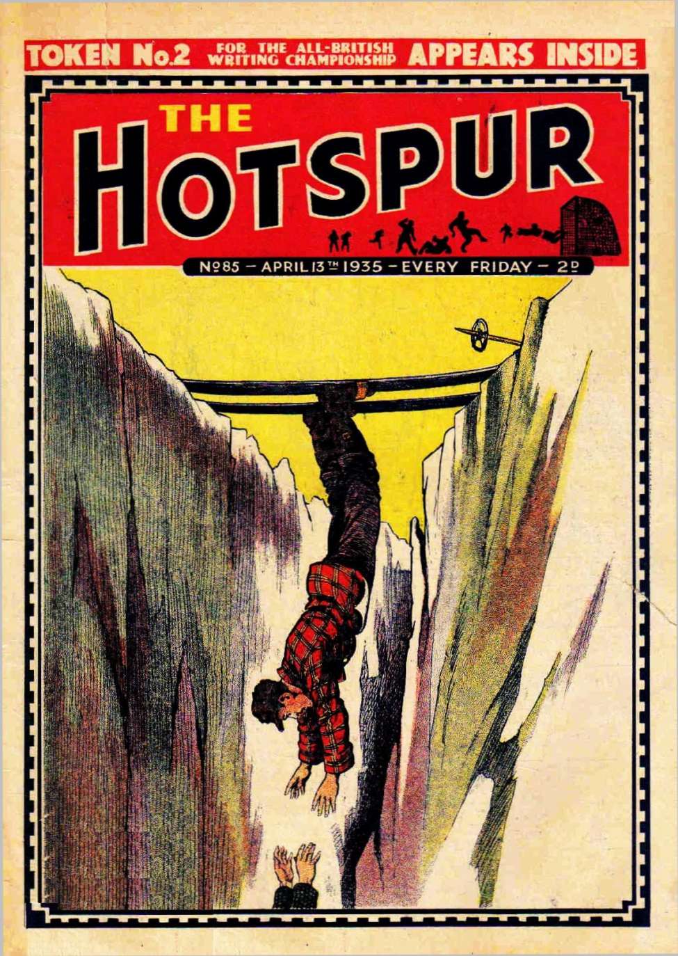 Comic Book Cover For The Hotspur 85