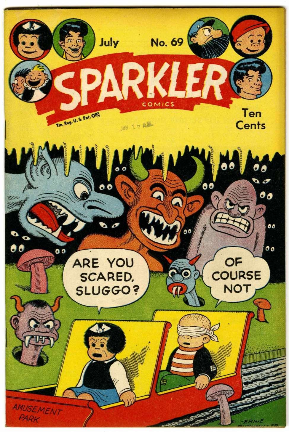 Book Cover For Sparkler Comics 69