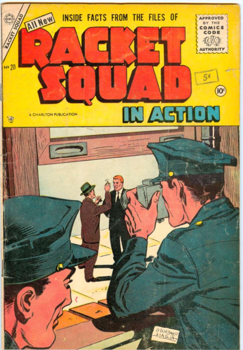 Comic Book Cover For Racket Squad in Action 20