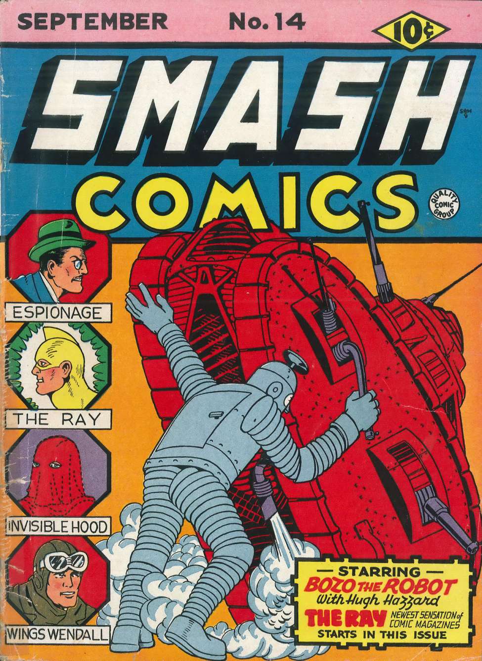 Book Cover For Smash Comics 14
