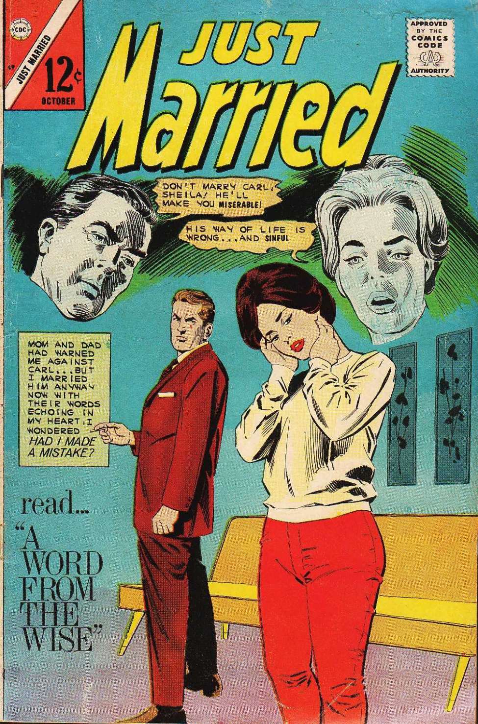 Comic Book Cover For Just Married 49
