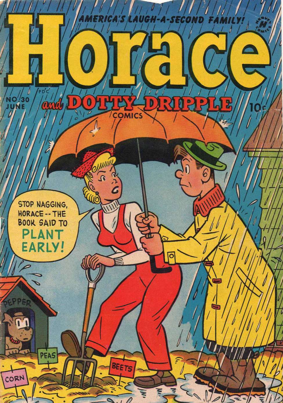 Comic Book Cover For Horace & Dotty Dripple 30