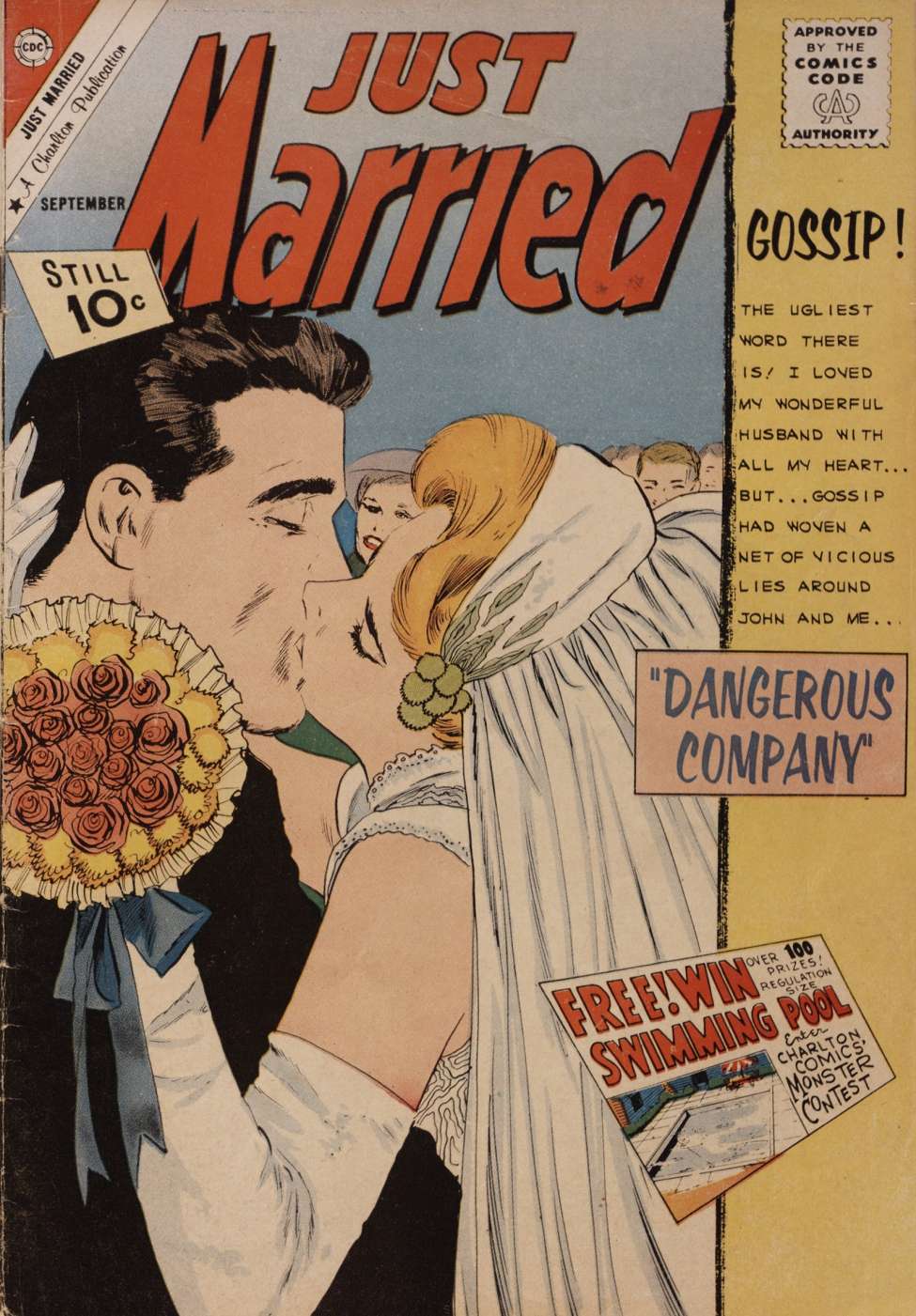 Comic Book Cover For Just Married 21