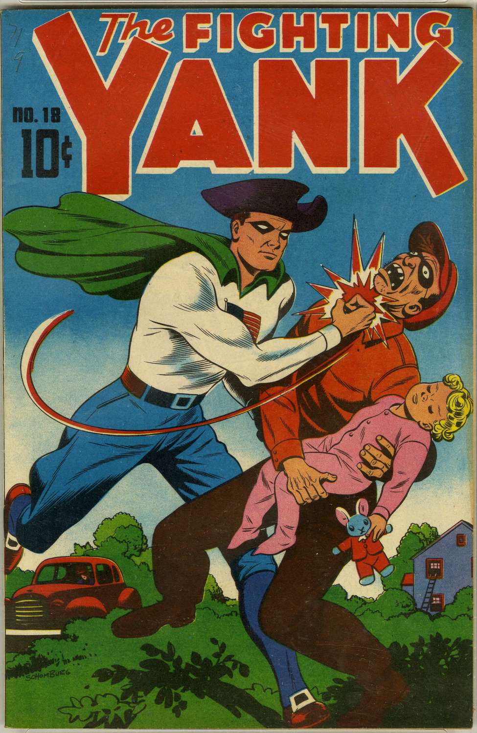 Comic Book Cover For The Fighting Yank 18 - Version 2