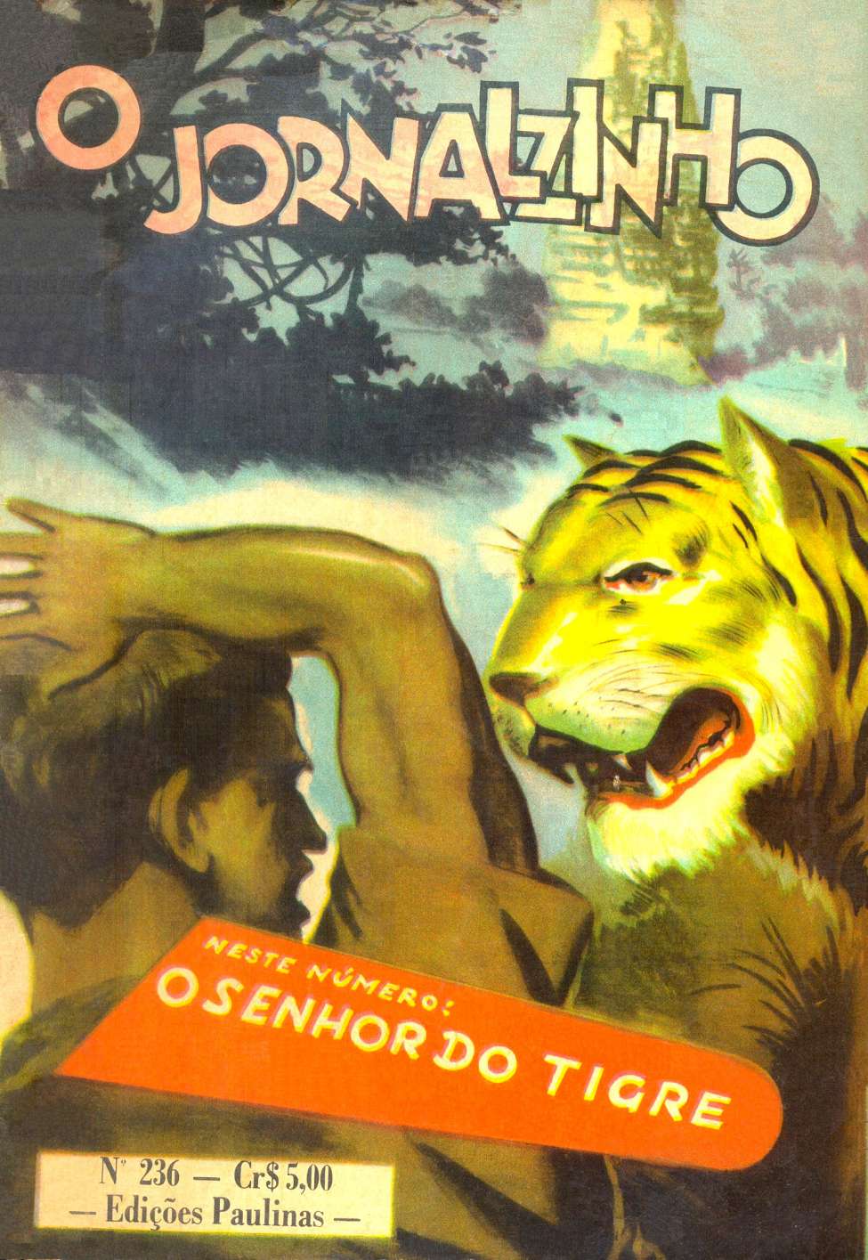 Comic Book Cover For O jornalzinho 236 - O senhor do tigre