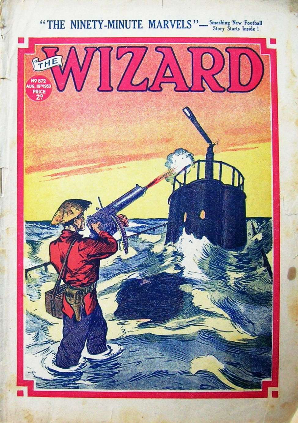Comic Book Cover For The Wizard 872
