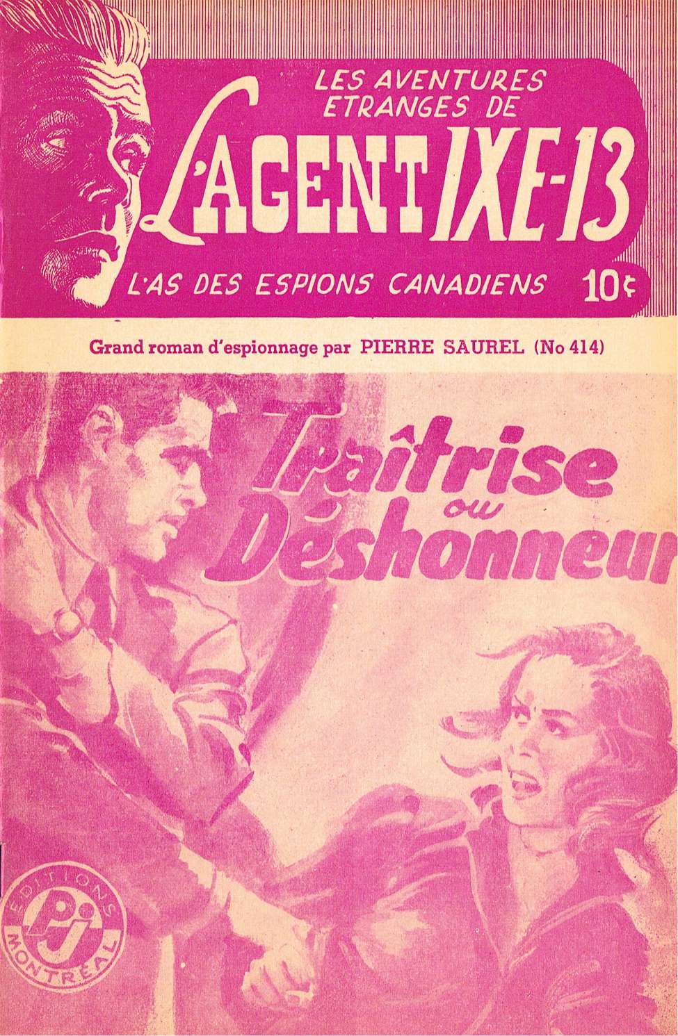 Book Cover For L'Agent IXE-13 v2 414 - Traîtrise ou déshonneur