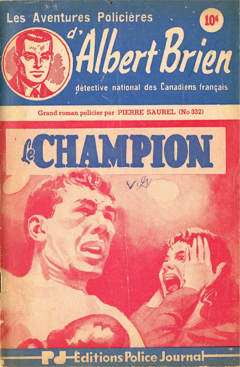 Book Cover For Albert Brien v2 332 - Le Champion