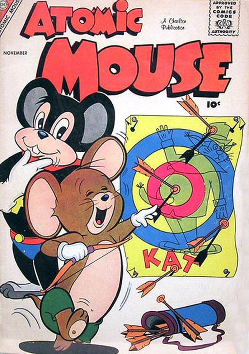 Comic Book Cover For Atomic Mouse 28 - Version 1