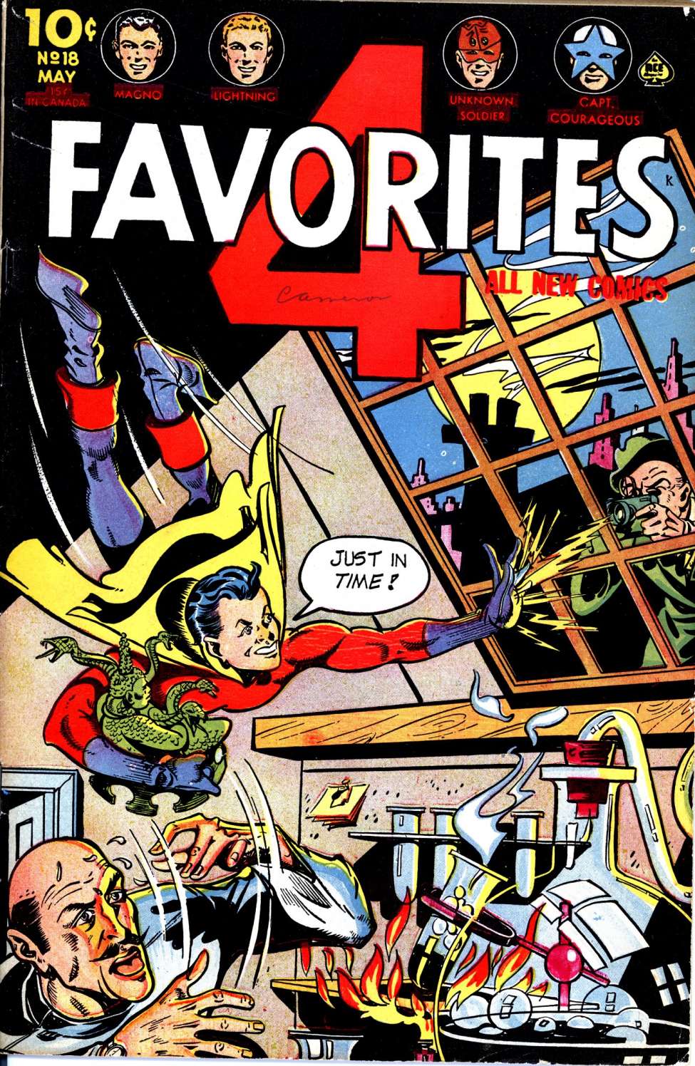 Comic Book Cover For Four Favorites 18