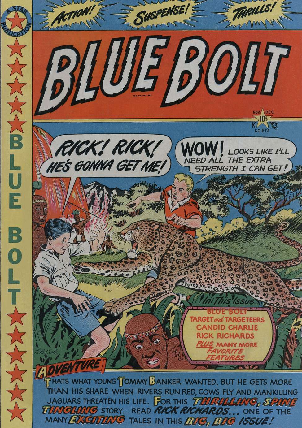 Book Cover For Blue Bolt 102