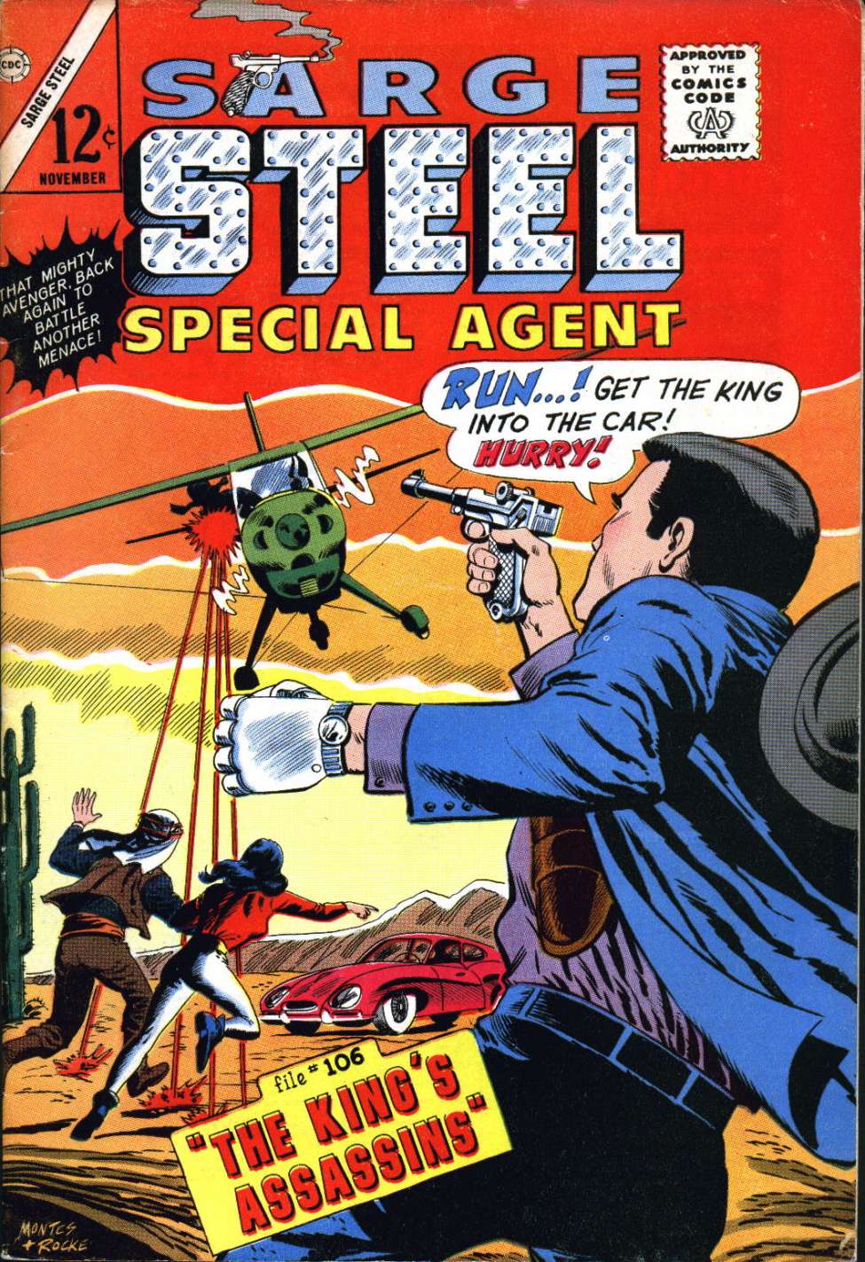 Comic Book Cover For Sarge Steel 6