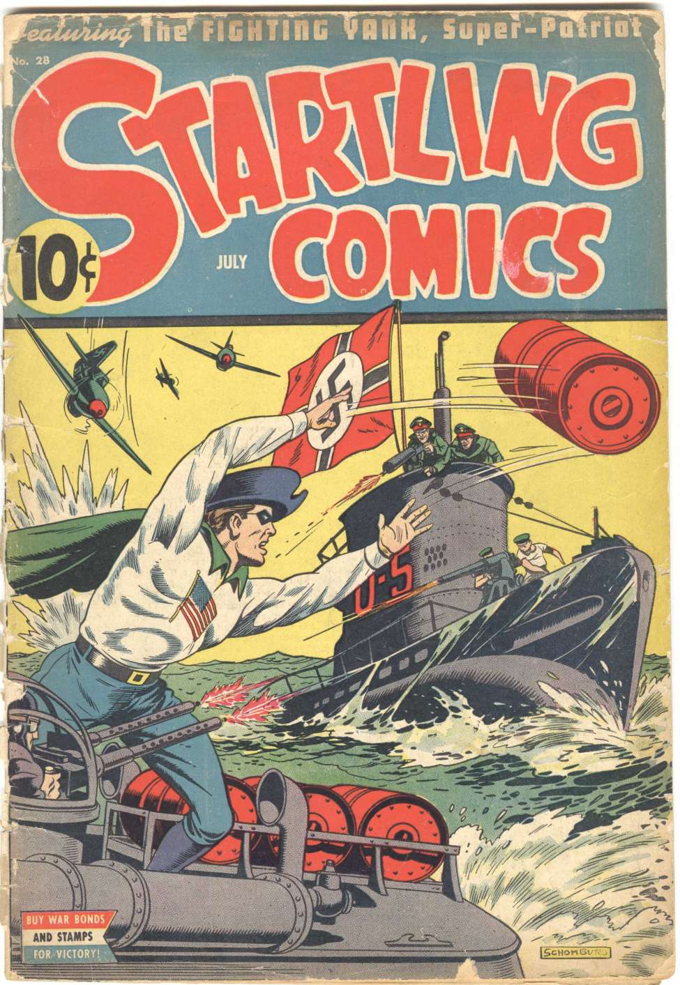 Book Cover For Startling Comics 28