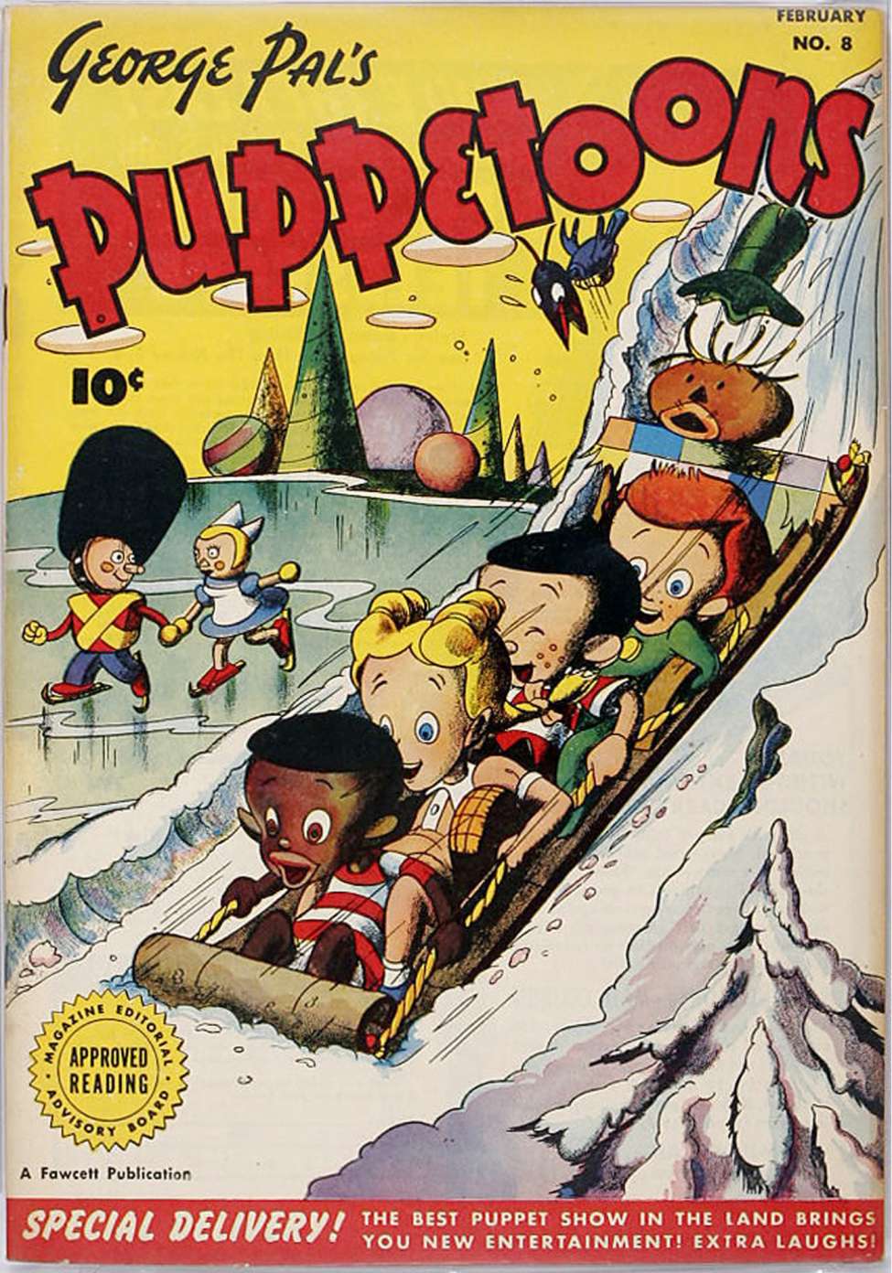 Comic Book Cover For George Pal's Puppetoons 8
