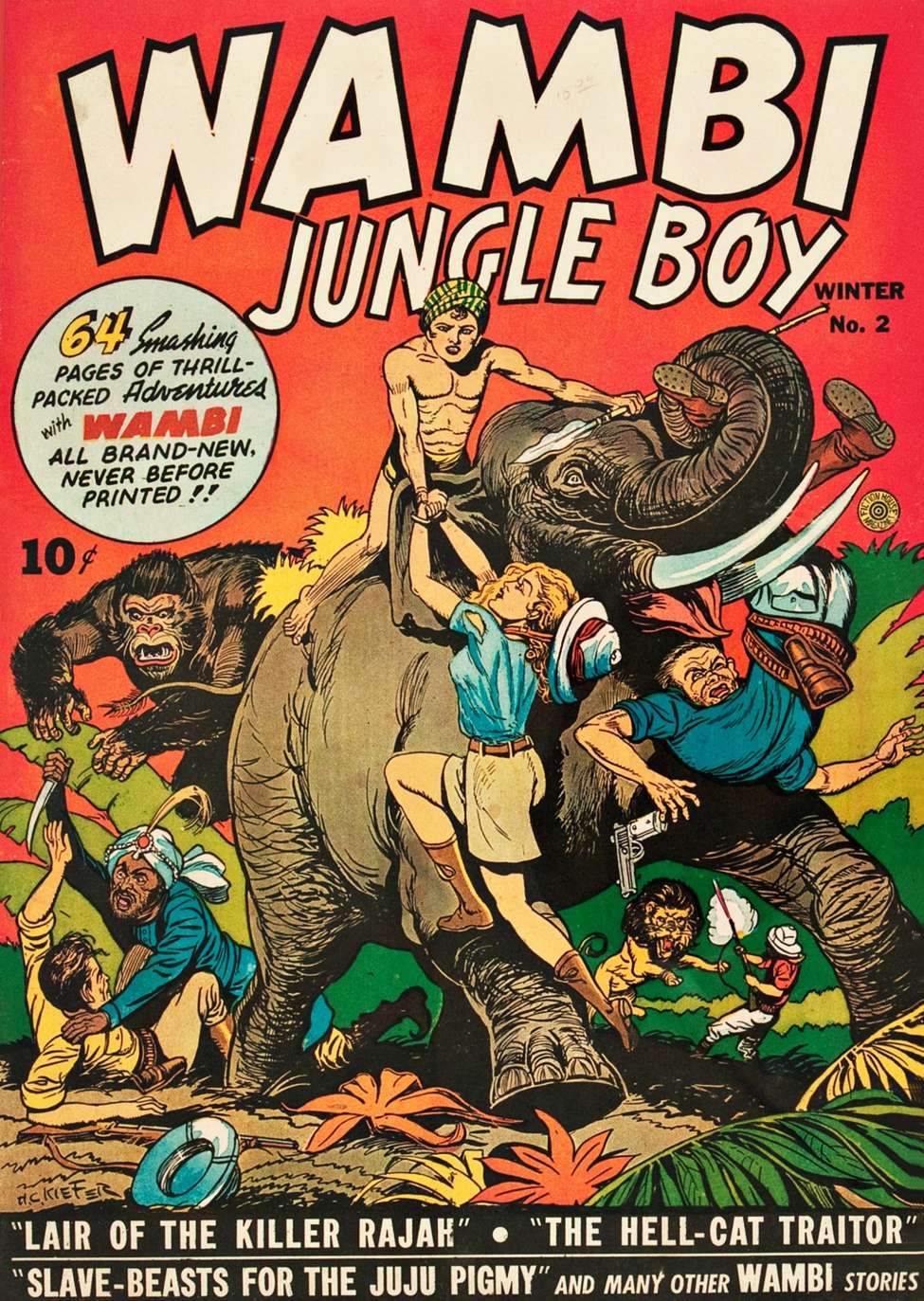 Book Cover For Wambi, Jungle Boy 2 - Version 2