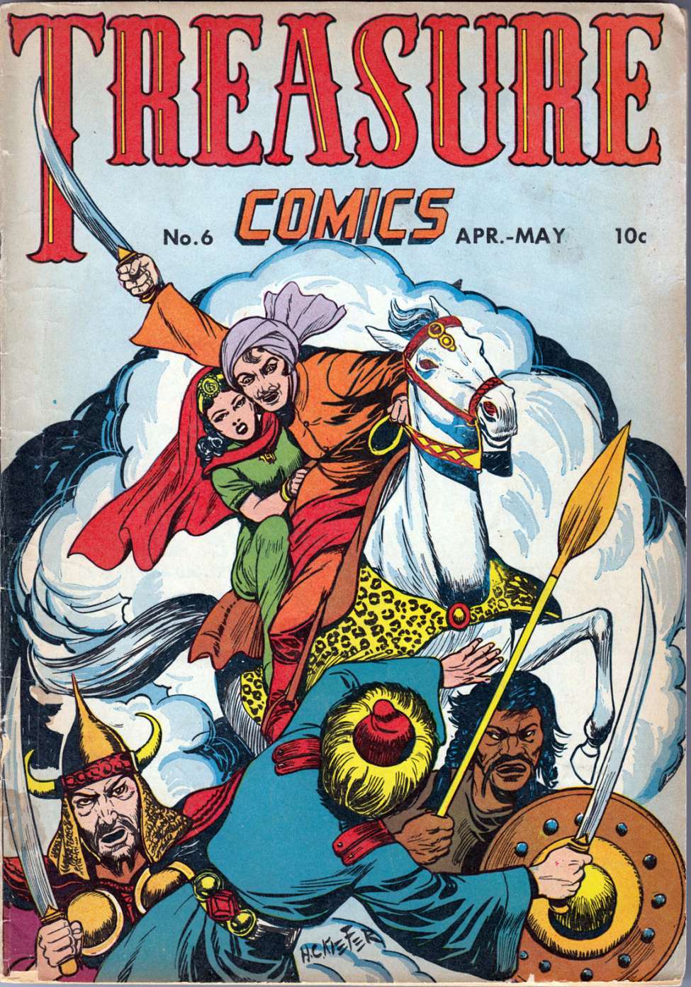 Comic Book Cover For Treasure Comics 6