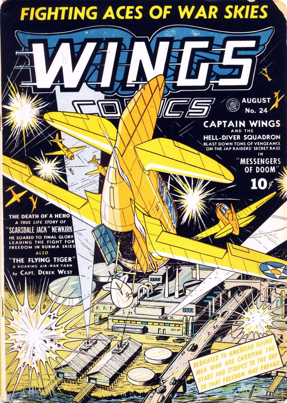 Comic Book Cover For Wings Comics 24