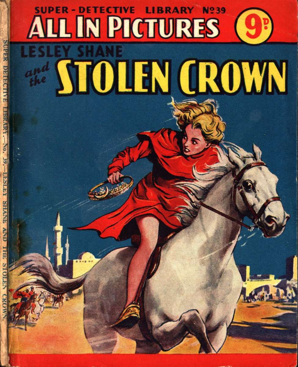 Comic Book Cover For Super Detective Library 39 - The Stolen Crown