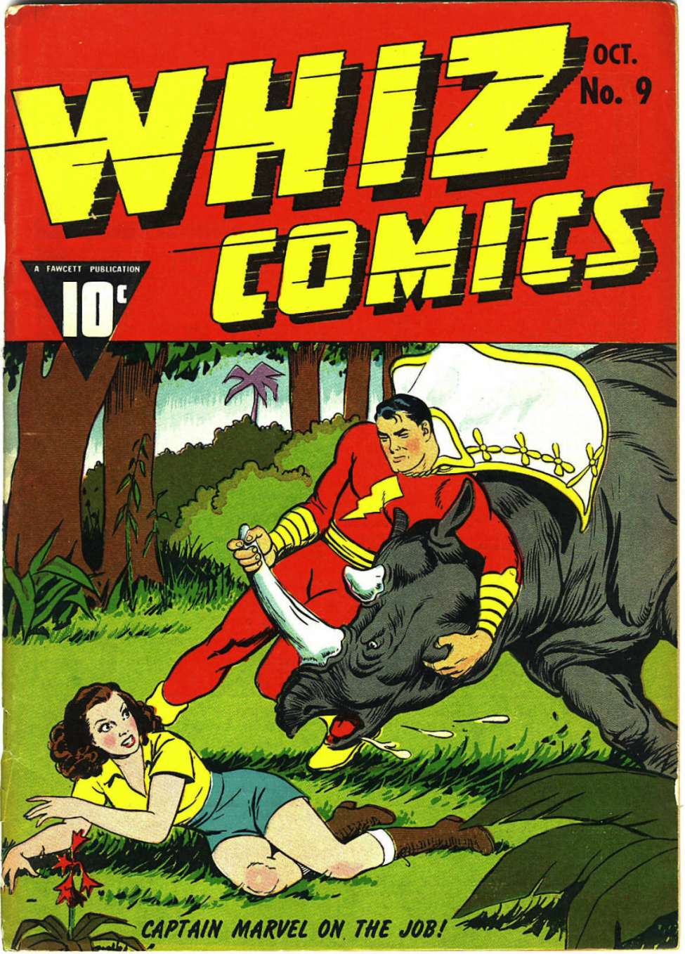 Comic Book Cover For Whiz Comics 9 (paper/8fiche)