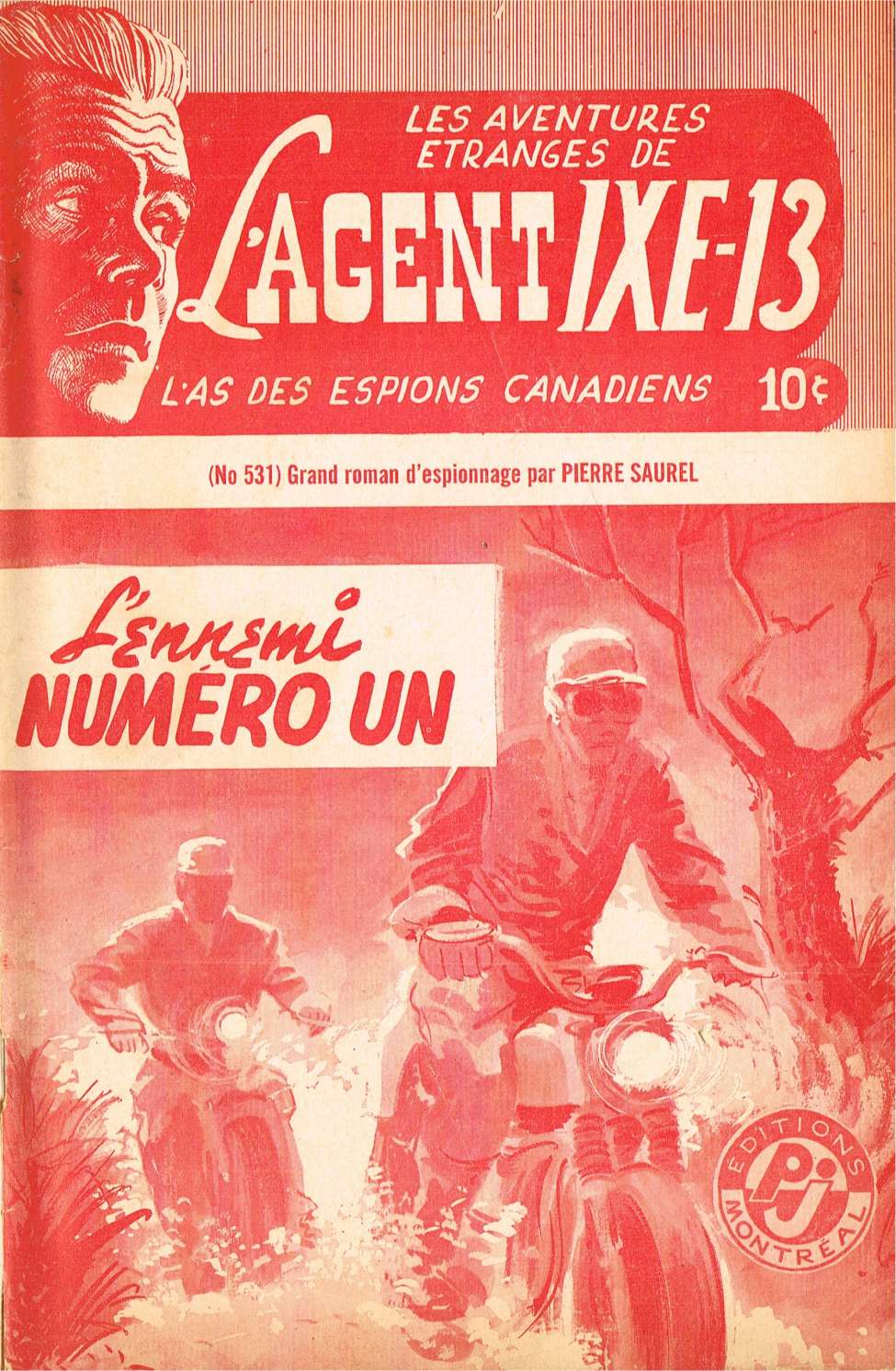 Book Cover For L'Agent IXE-13 v2 531 - L'ennemi