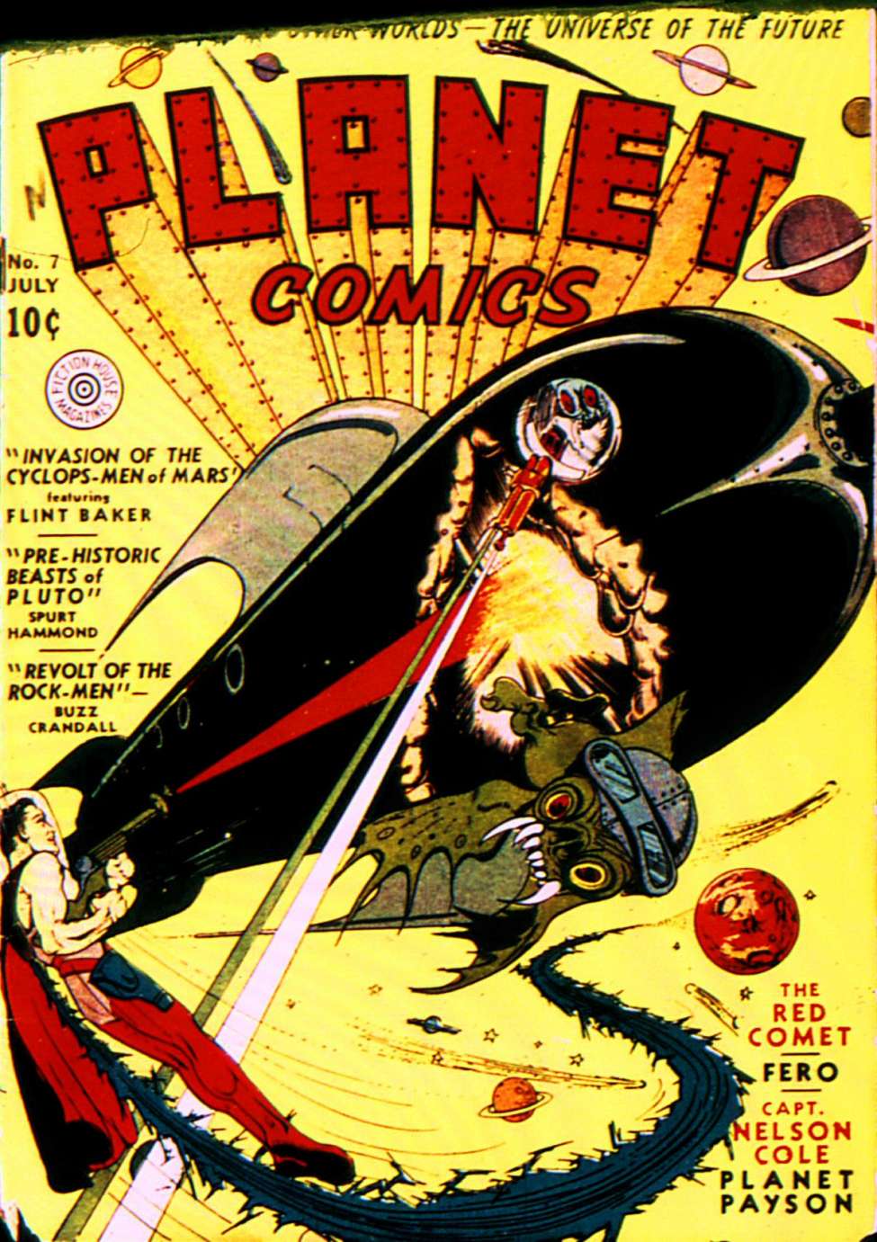 Comic Book Cover For Planet Comics 7 (fiche)