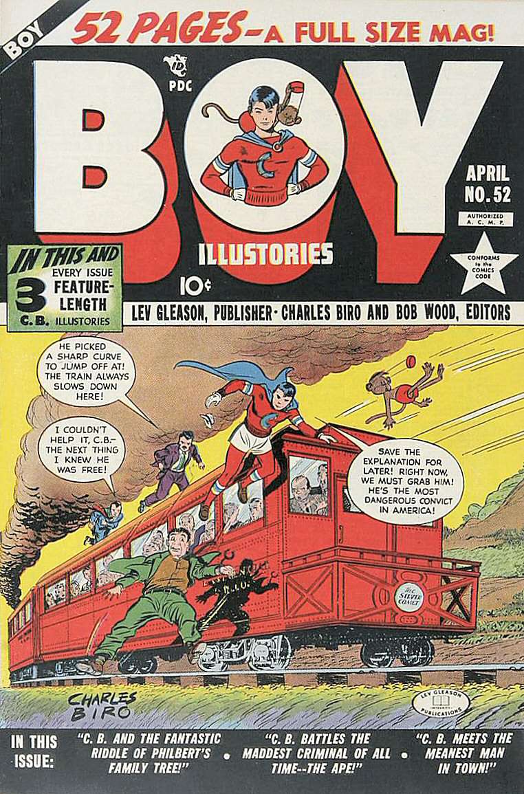 Comic Book Cover For Boy Comics 52 - Version 2