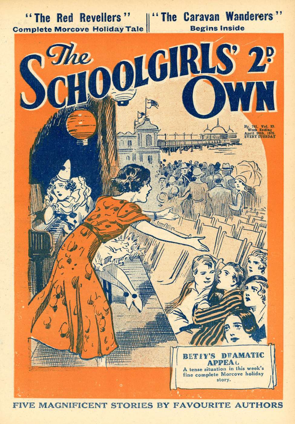 Comic Book Cover For The Schoolgirls' Own Library 741