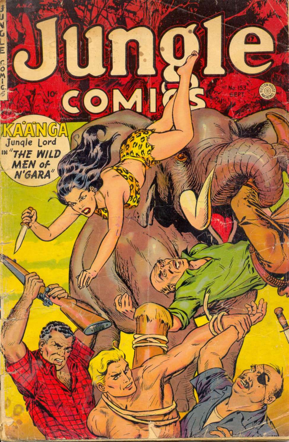 Book Cover For Jungle Comics 153
