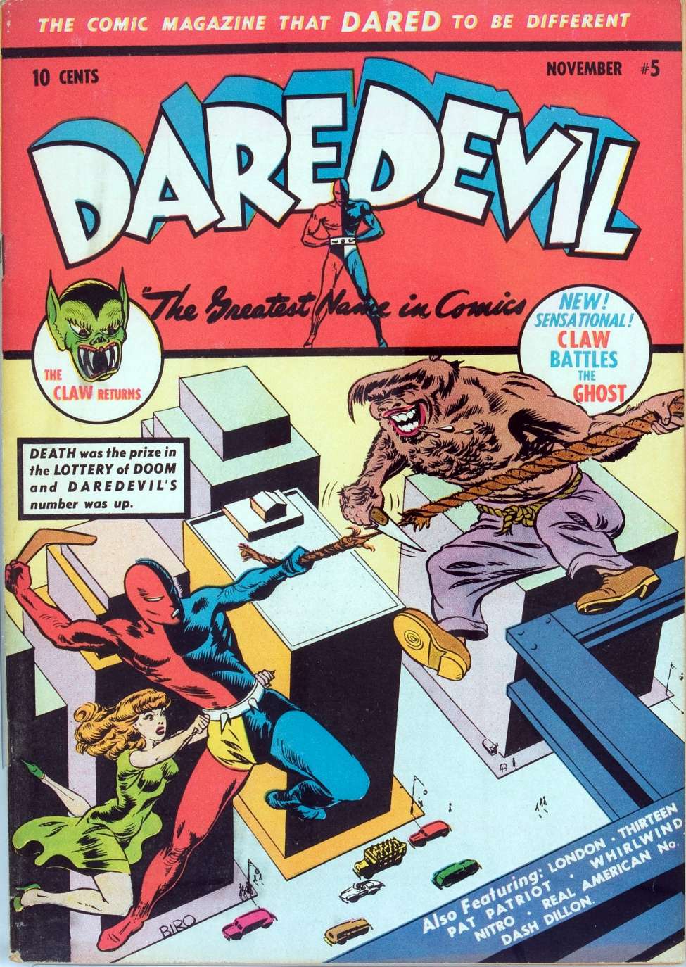 Book Cover For Daredevil Comics 5 (paper/2fiche)