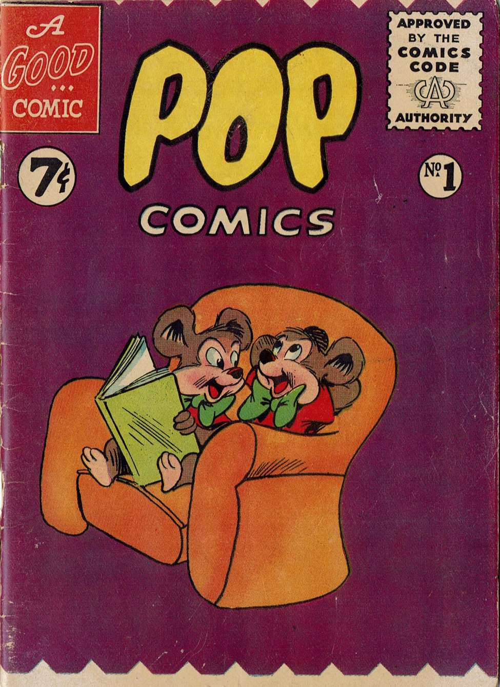 Book Cover For Pop Comics 1