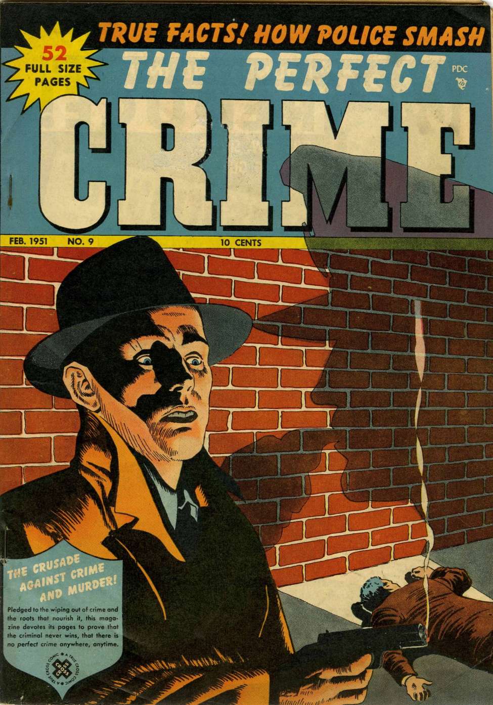 Comic Book Cover For The Perfect Crime 9