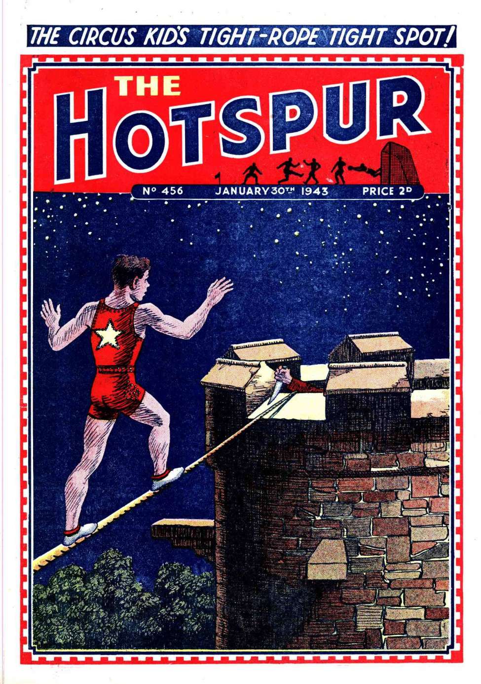 Comic Book Cover For The Hotspur 456
