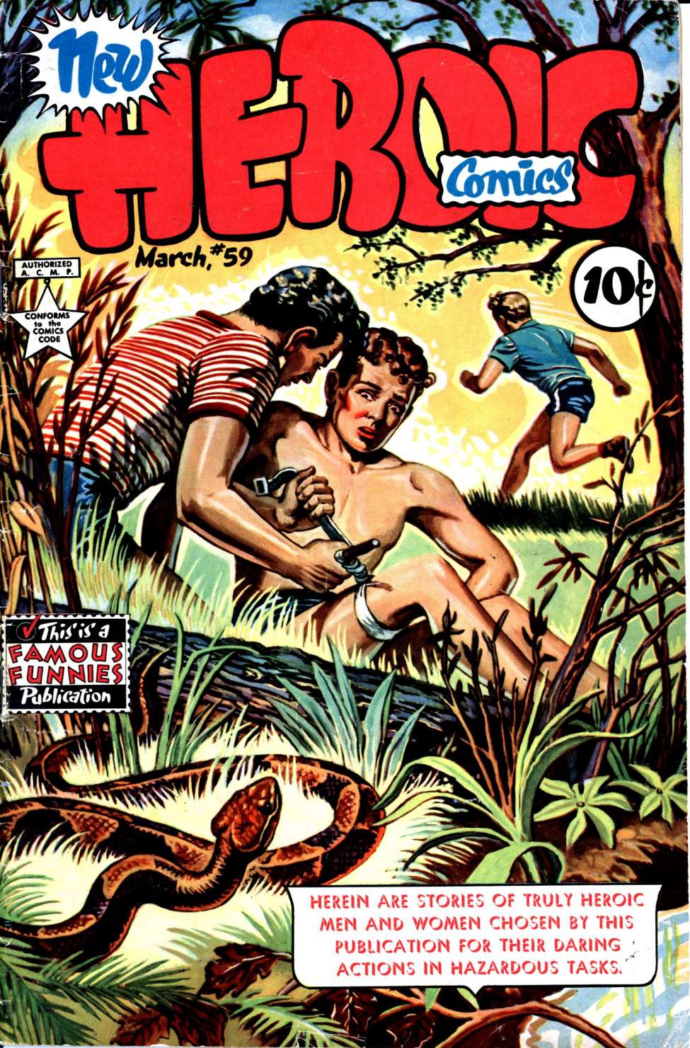 Comic Book Cover For New Heroic Comics 59