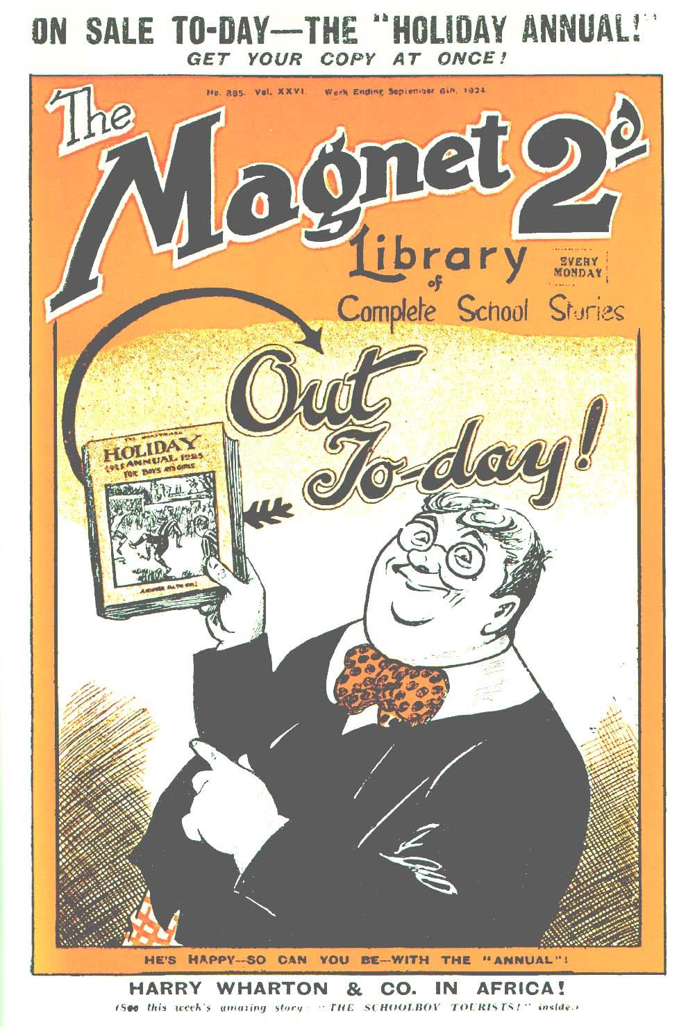 Comic Book Cover For The Magnet 865 - The Schoolboy Tourists!