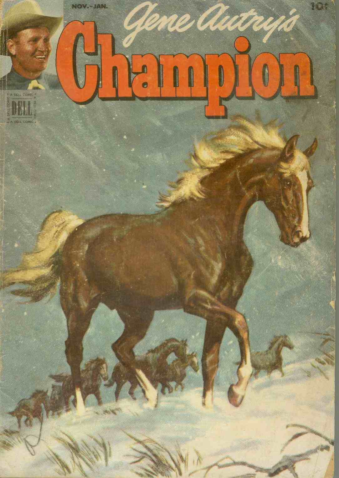 Comic Book Cover For Gene Autry's Champion 8