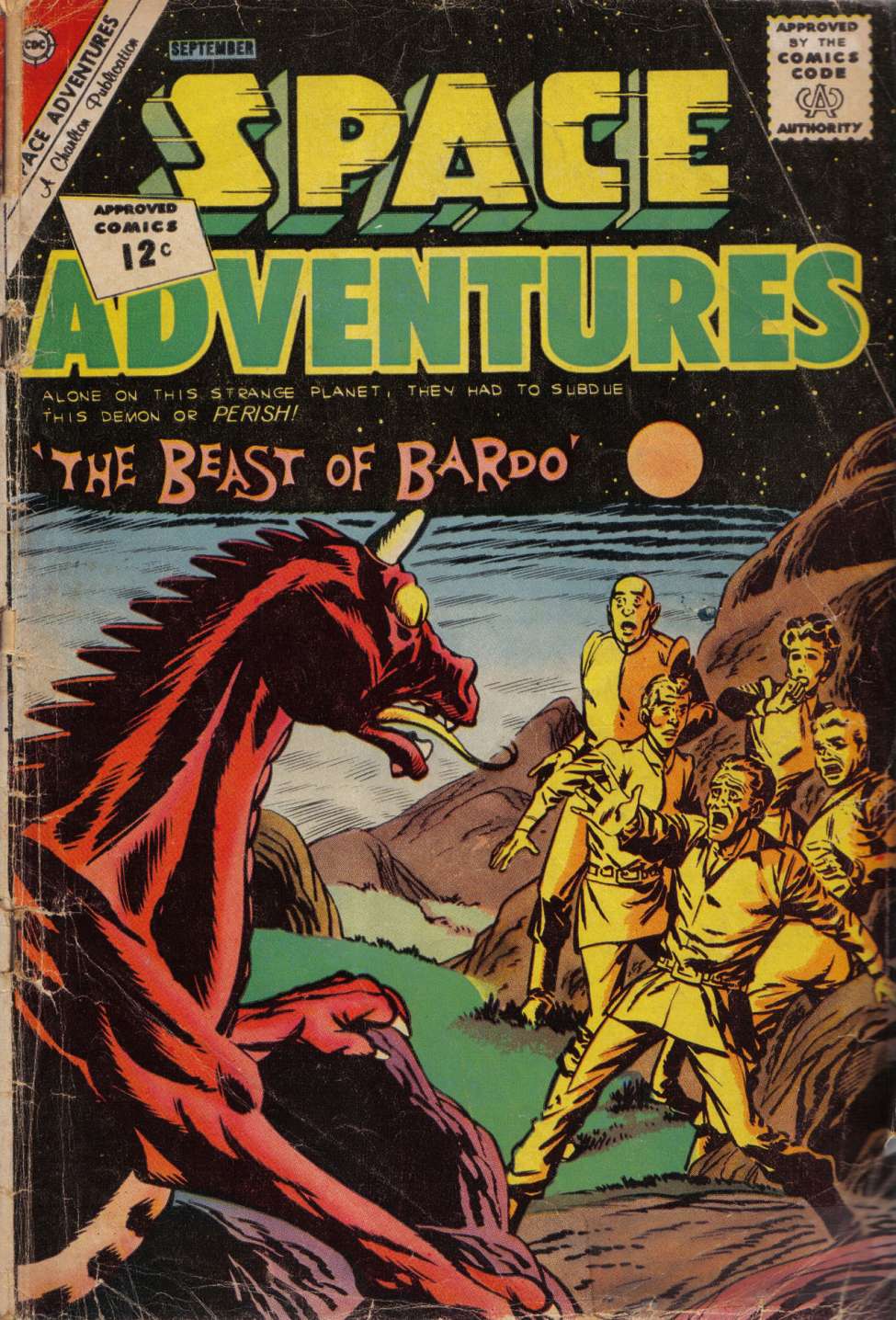 Comic Book Cover For Space Adventures 47