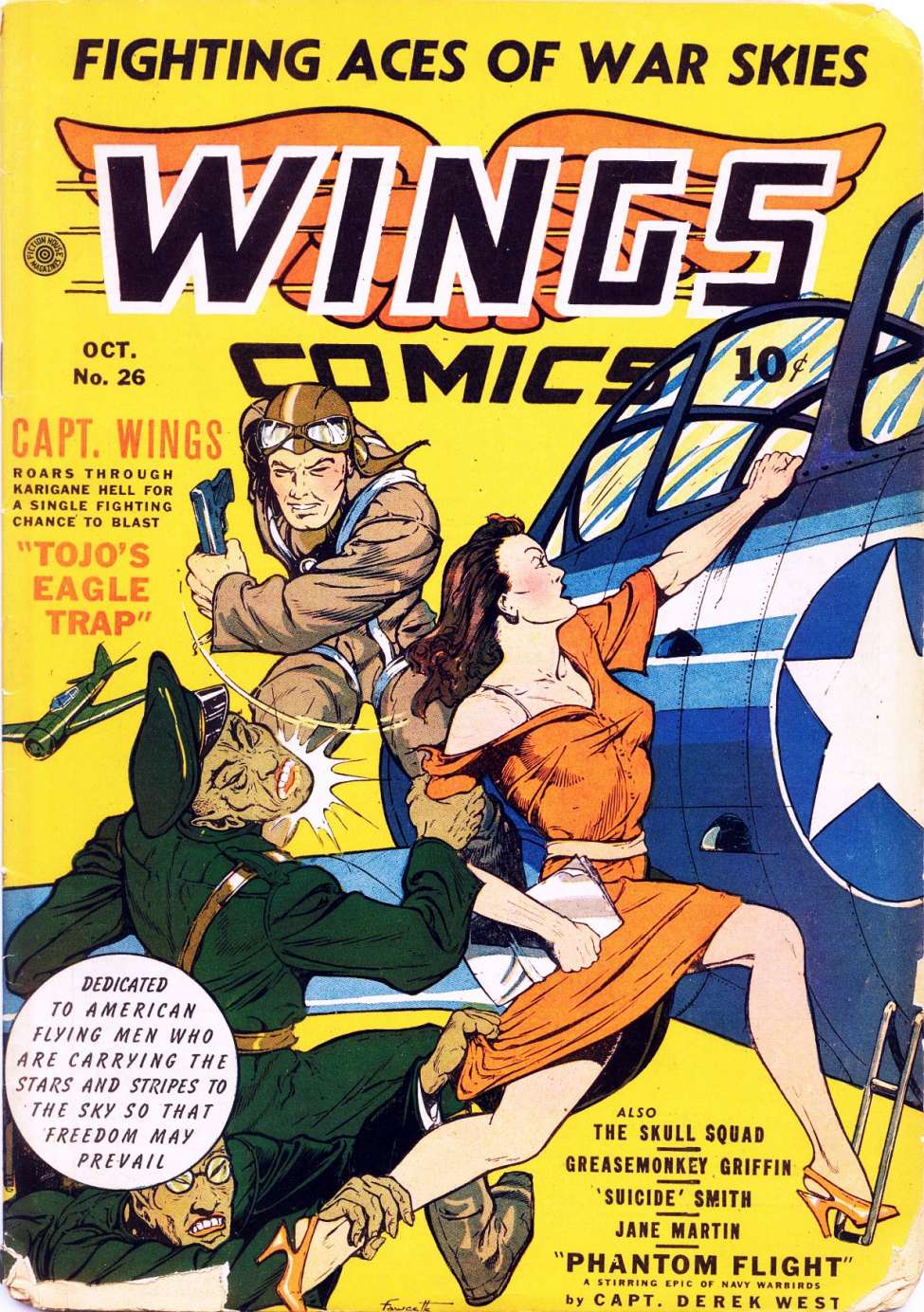 Book Cover For Wings Comics 26