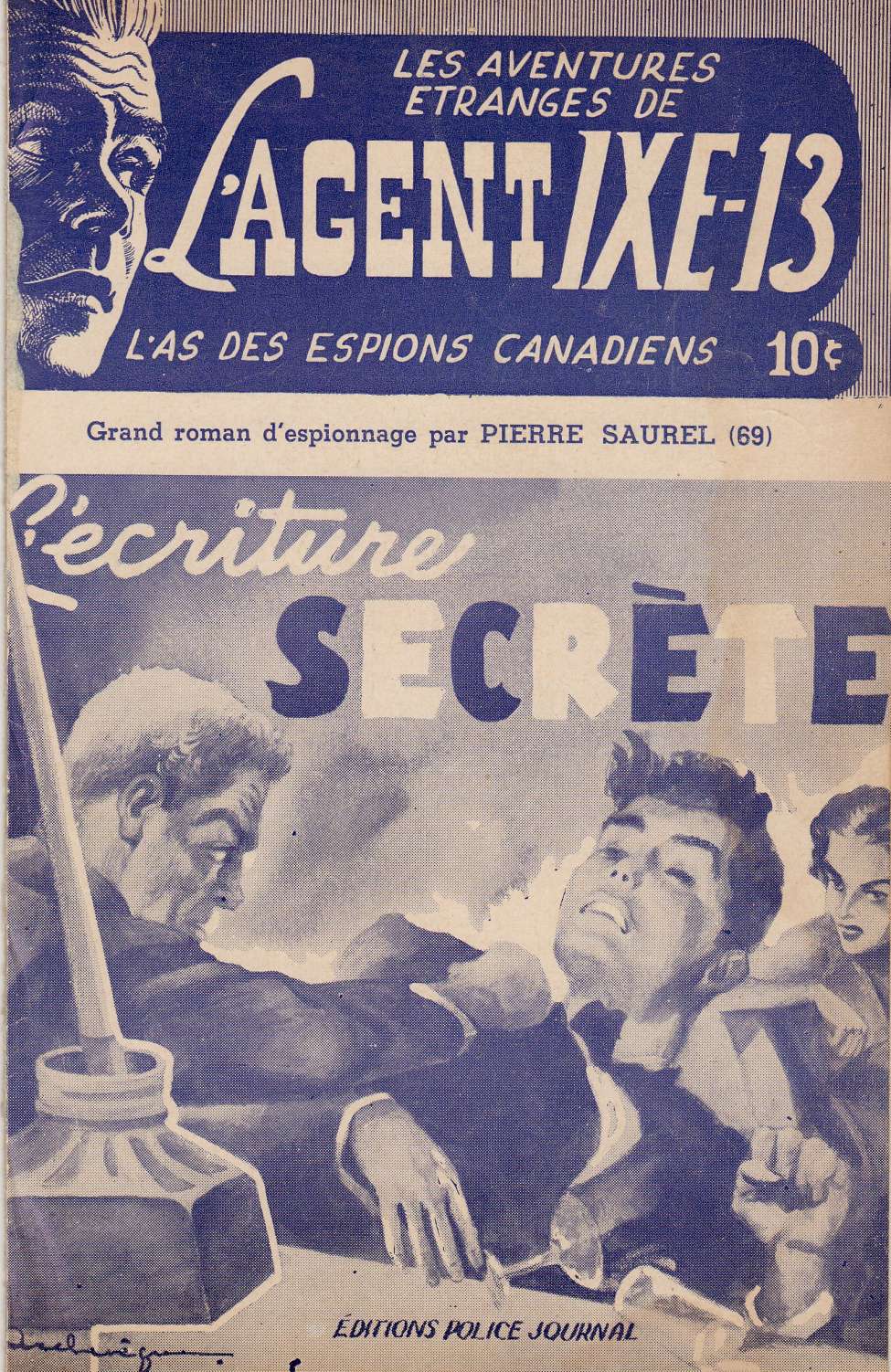 Book Cover For L'Agent IXE-13 v2 69 - L'écriture secrète