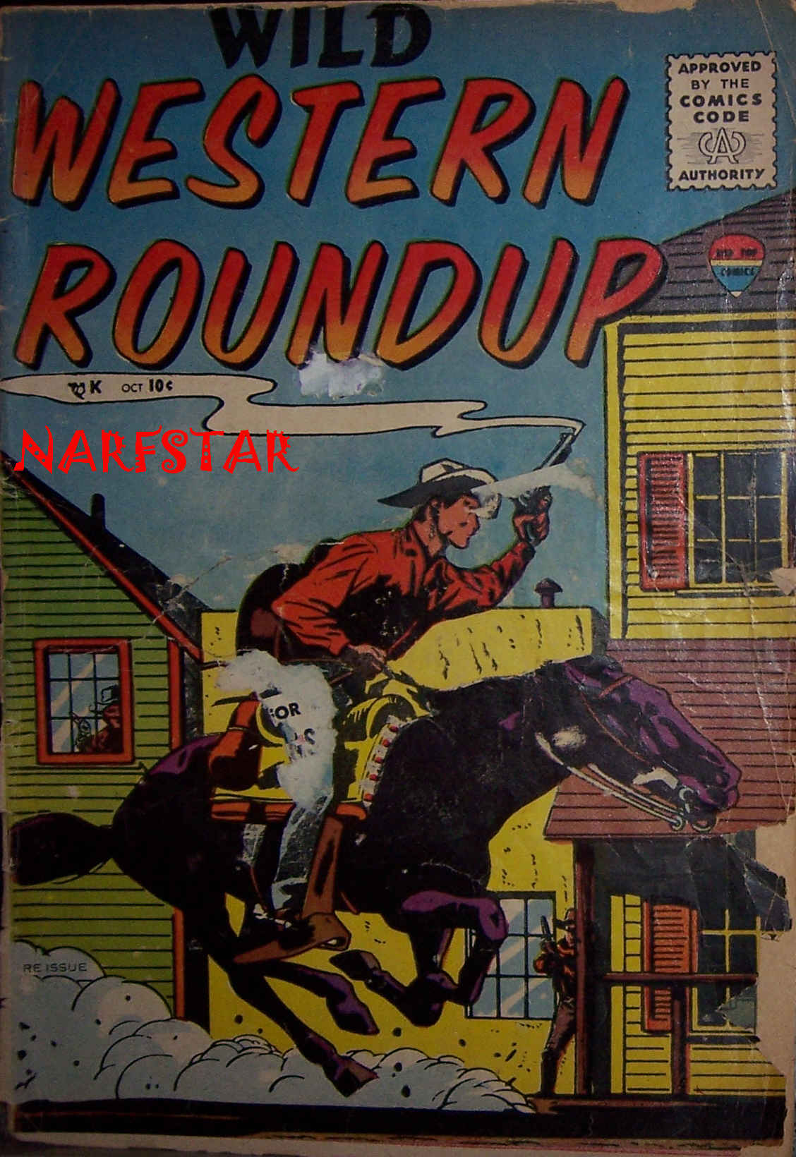 Comic Book Cover For Wild Western Roundup 1