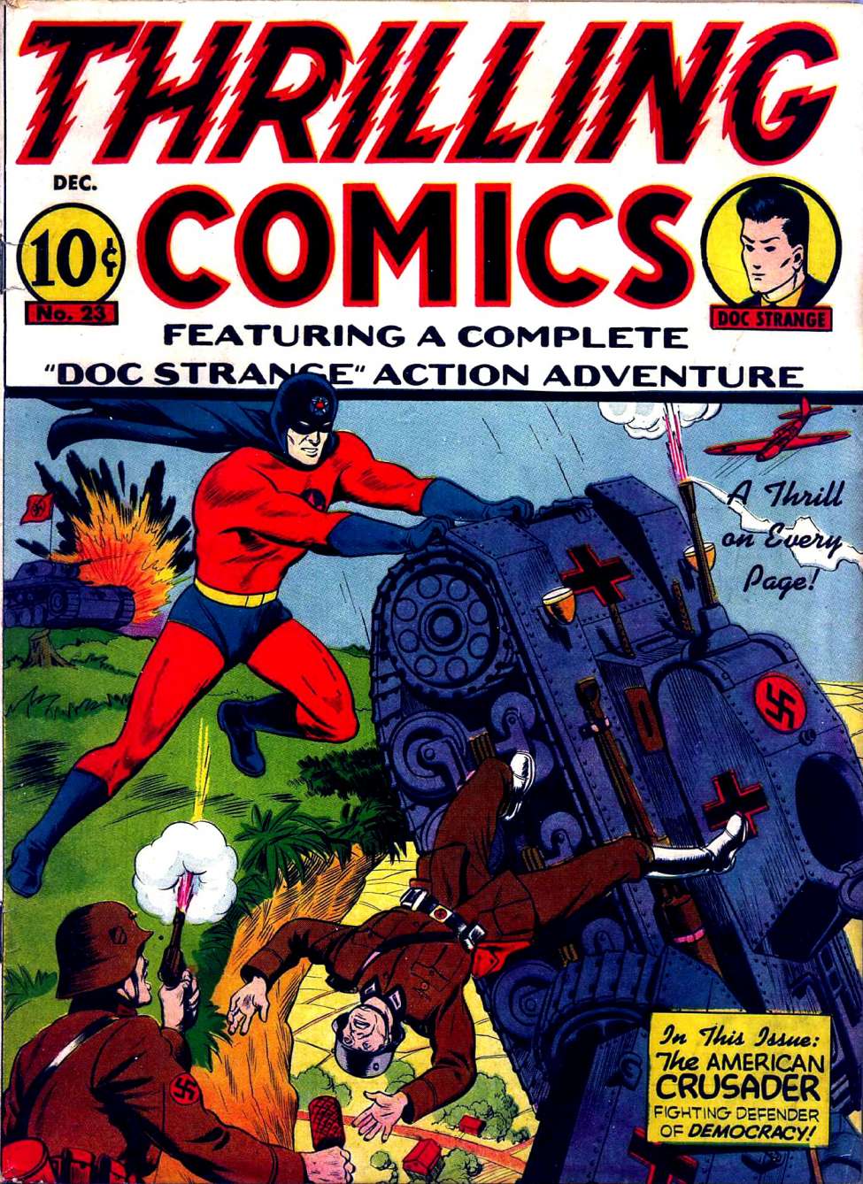 Comic Book Cover For Thrilling Comics 23 (paper/10fiche)