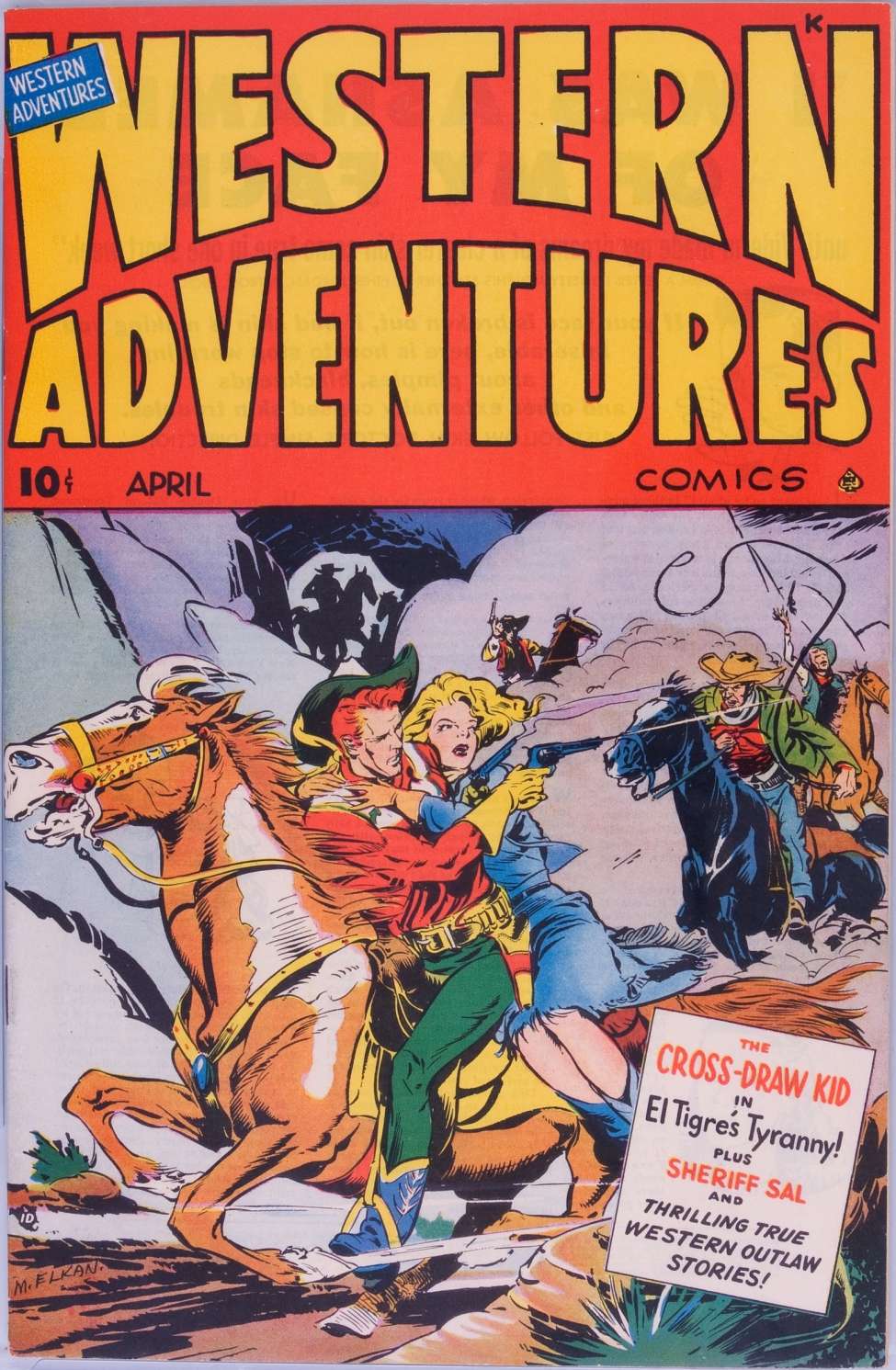 Comic Book Cover For Western Adventures 4 - Version 2