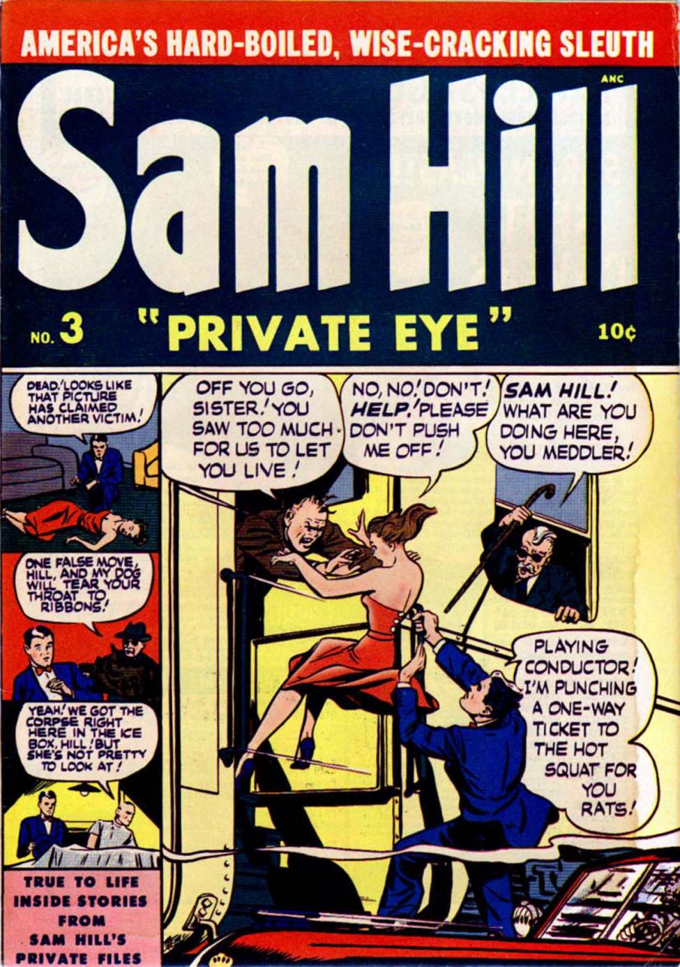 Comic Book Cover For Sam Hill Private Eye 3