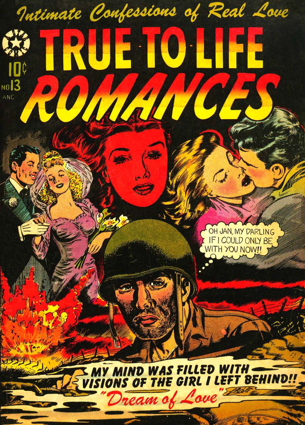Book Cover For True-To-Life Romances 13