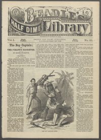 Large Thumbnail For Beadle's Half Dime Library 25 - The Boy Captain